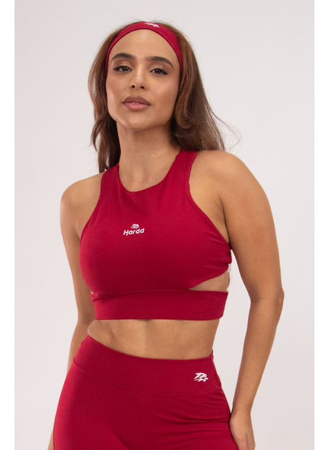 top treino vermelho hardd recomecar 2