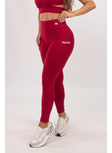 legging treino vermelho hardd recomecar 2