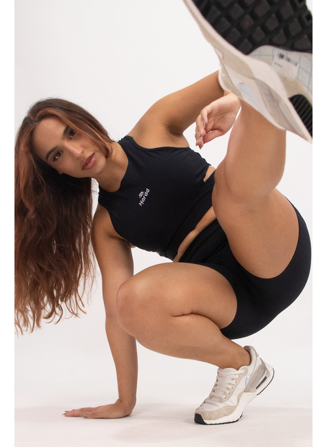 shorts treino preto hardd recomecar 3