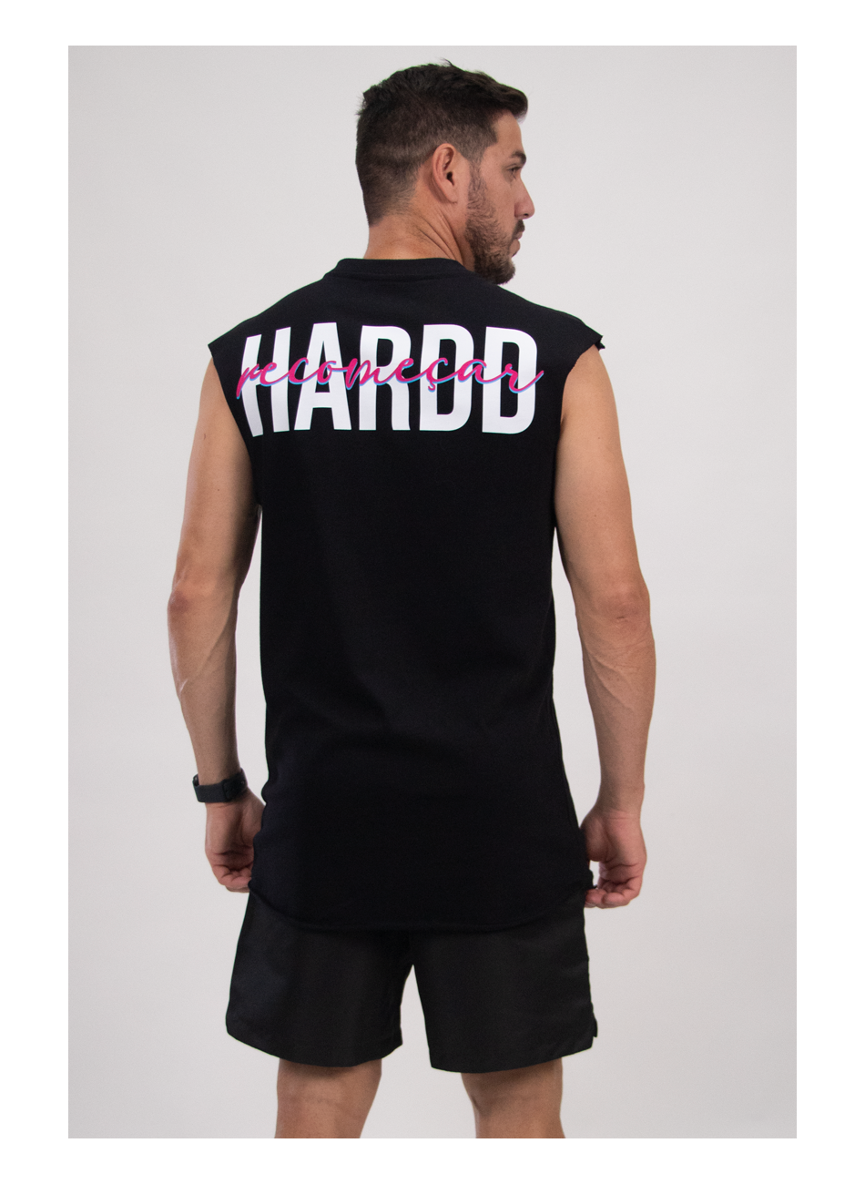 regata dropshoulder preta hardd recomecar