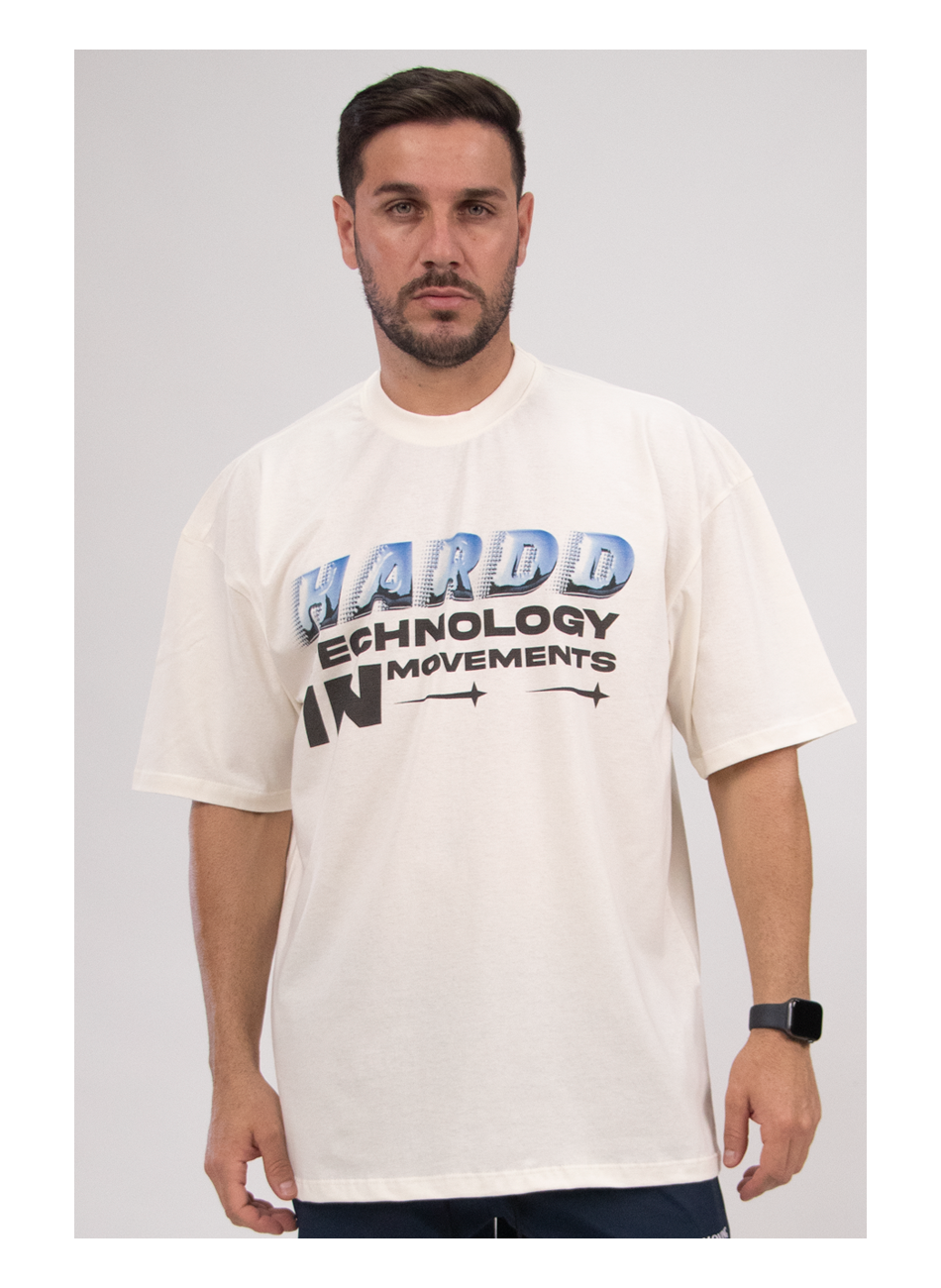 kit camiseta oversized technology off white hardd 1