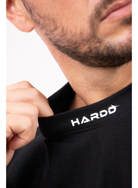 kit camiseta oversized preta algodao hardd 1