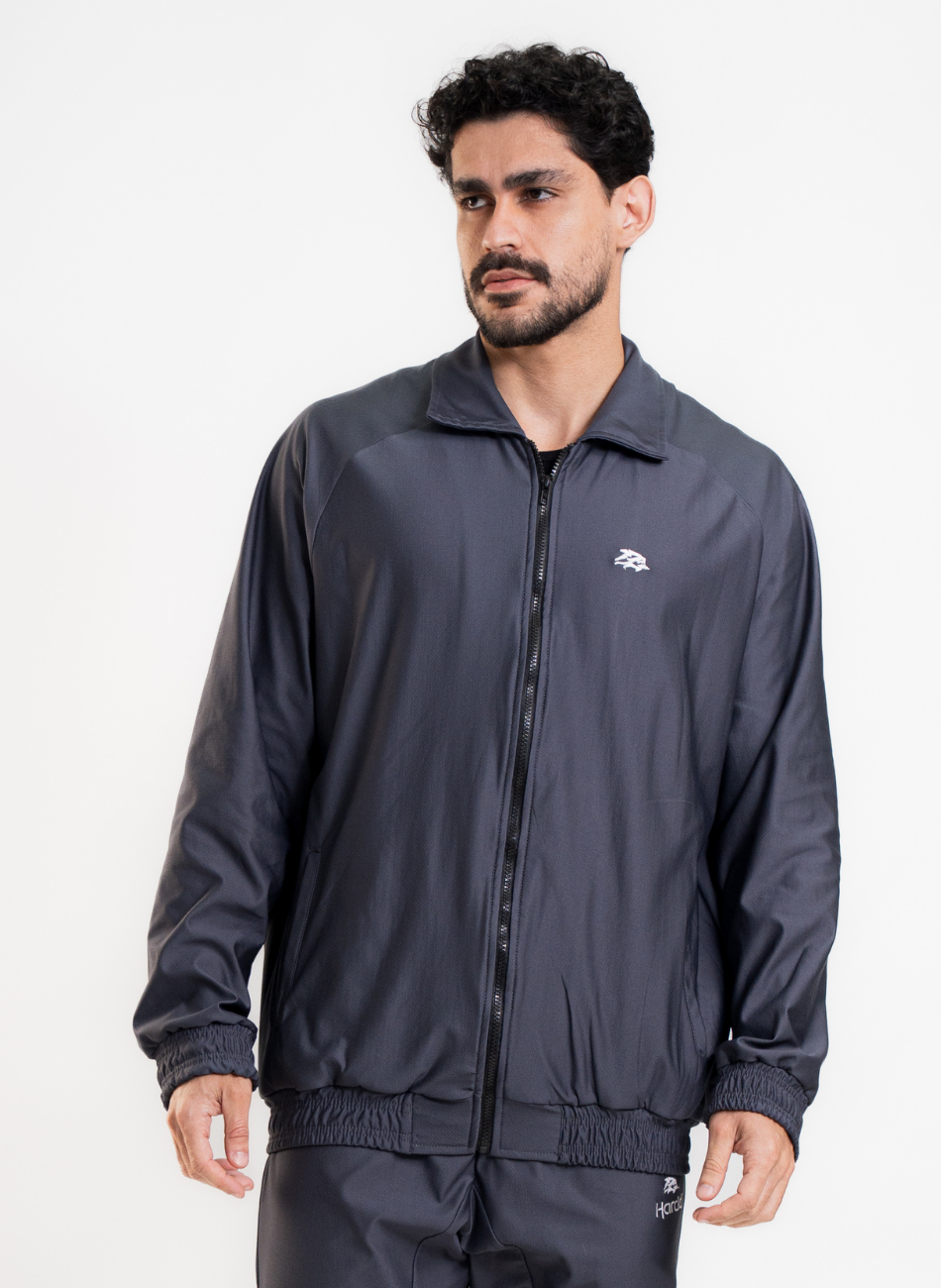 01 jaqueta com capuz north hardd classic chumbo